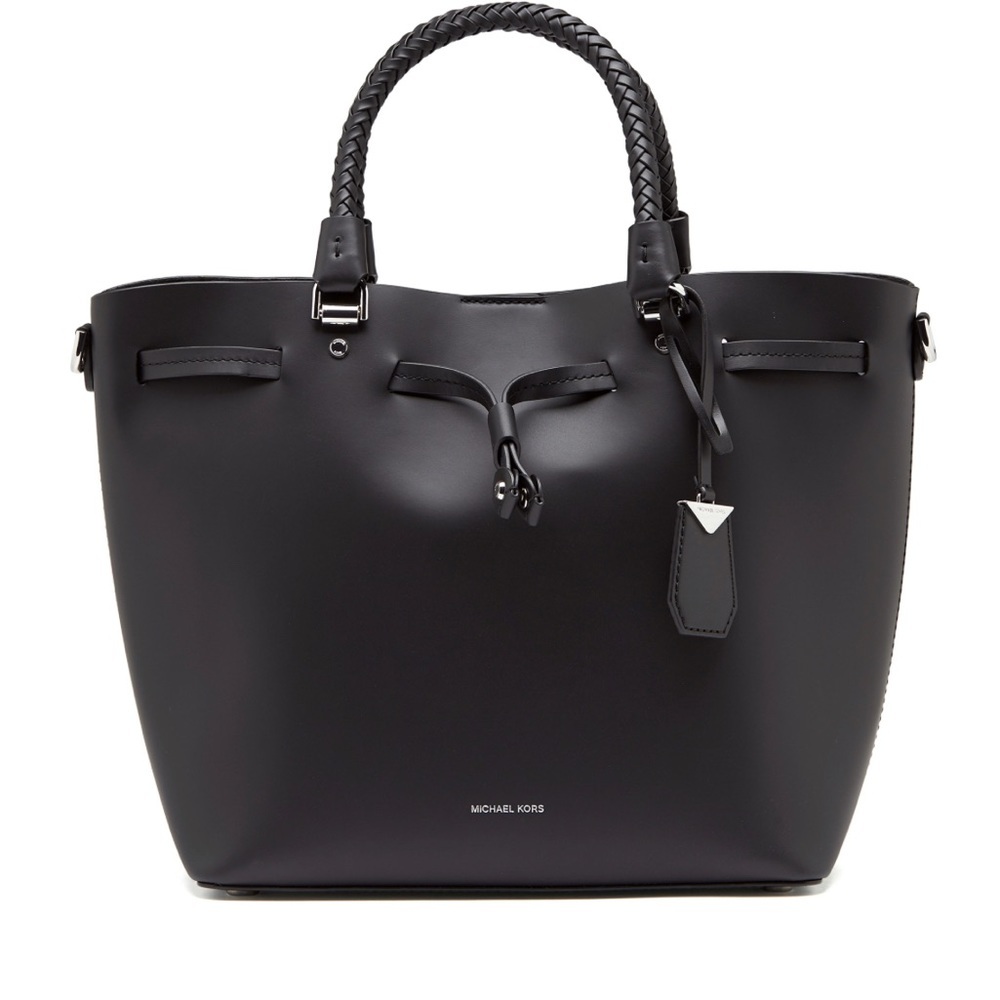 Michael Kors blakely bucket crossbody bag black